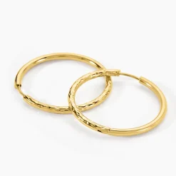 Histoire d'Or Créoles Loanne Acier Doré New