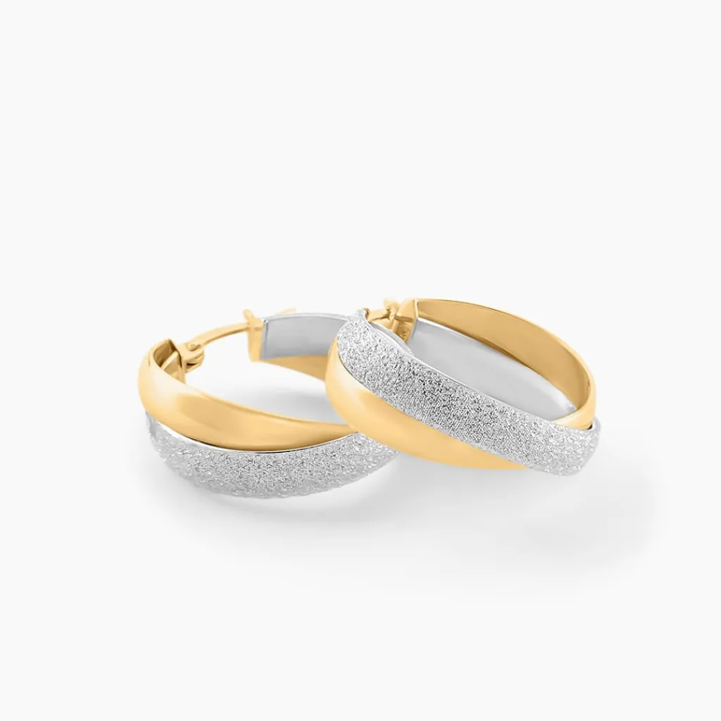 Histoire d'Or Créoles Lolly Or Bicolore Outlet