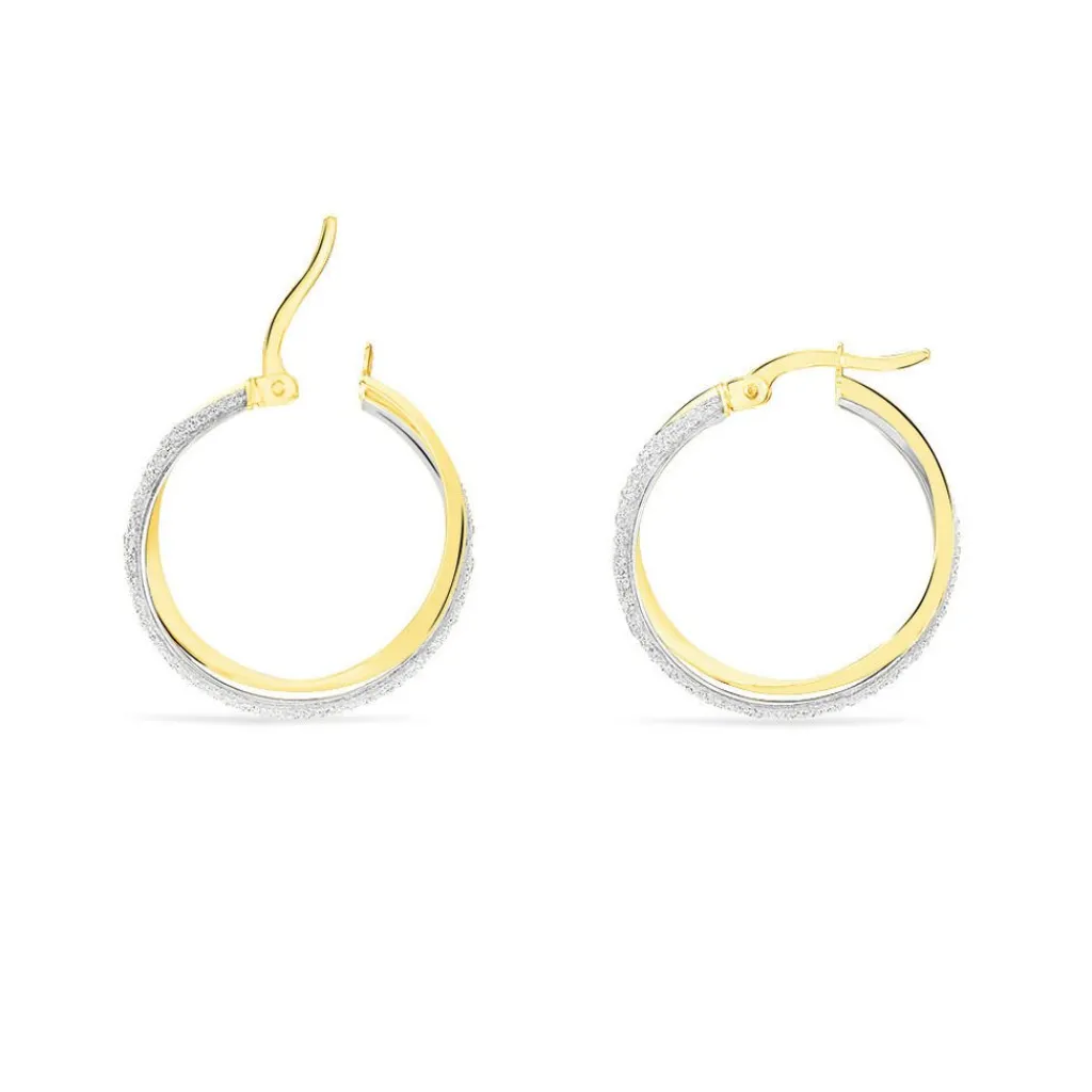 Histoire d'Or Créoles Lolly Or Bicolore Outlet