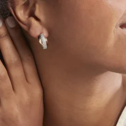 Histoire d'Or Créoles Lolly Or Bicolore