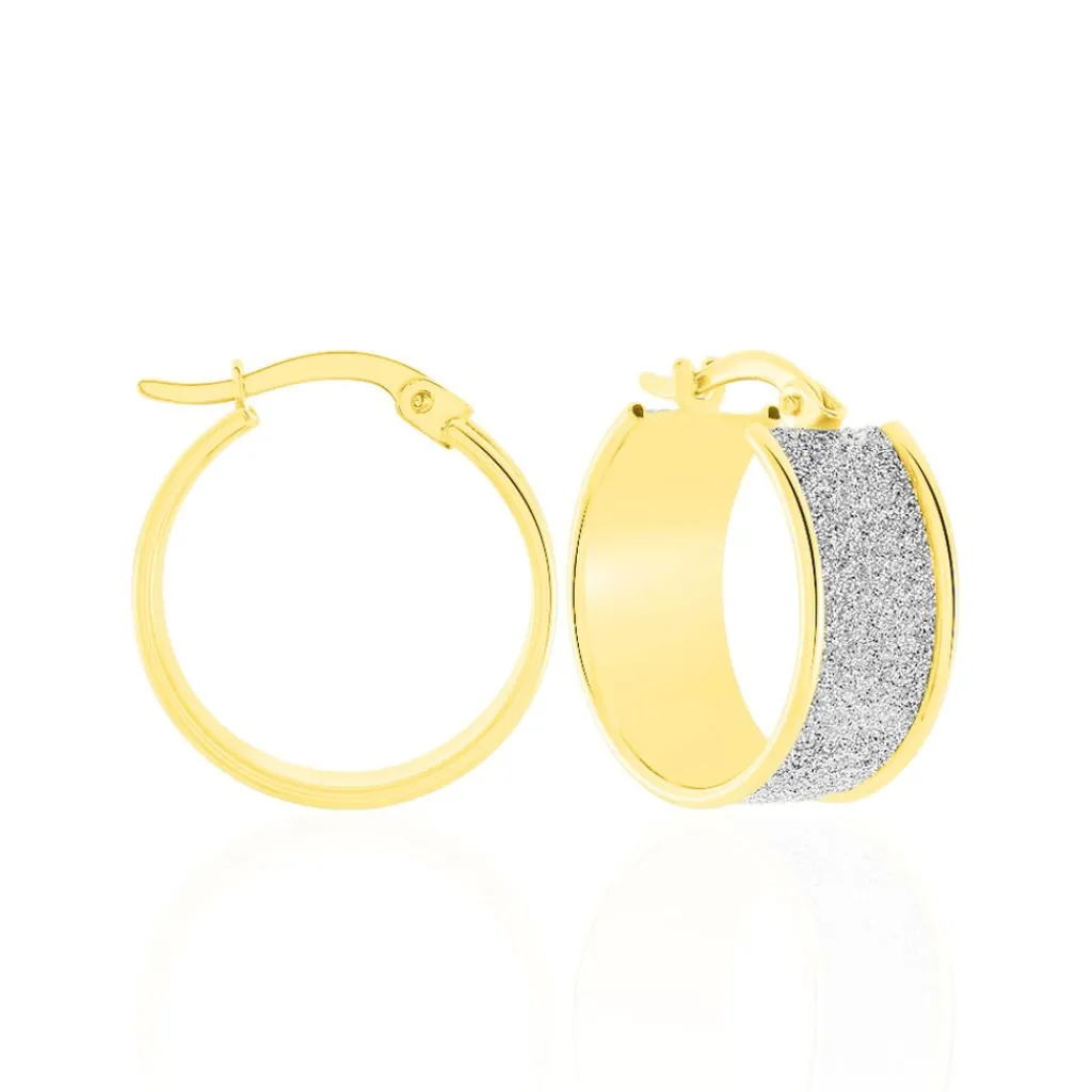 Histoire d'Or Créoles Lolly Or Bicolore Hot