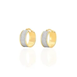 Histoire d'Or Créoles Lolly Or Bicolore Hot