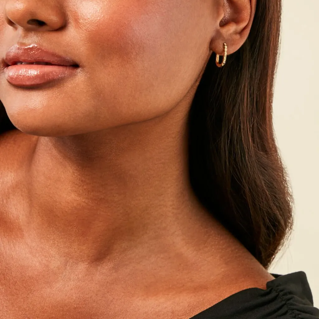 Histoire d'Or Créoles Ludoviko Or Jaune Sale