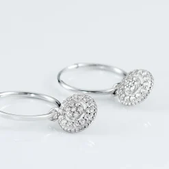 Histoire d'Or Créoles Lulu Or Blanc Oxyde Outlet