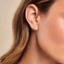 Histoire d'Or Créoles Mack Or Jaune Diamant Clearance