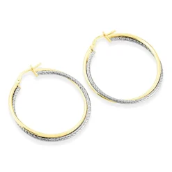 Histoire d'Or Créoles Maelia Or Bicolore Discount