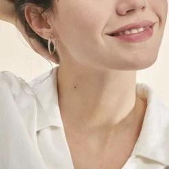 Histoire d'Or Créoles Maelia Or Bicolore Hot