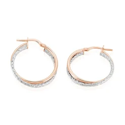 Histoire d'Or Créoles Maelia Or Bicolore Best