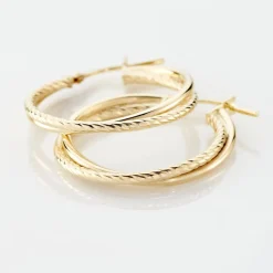 Histoire d'Or Créoles Maelia Or Jaune