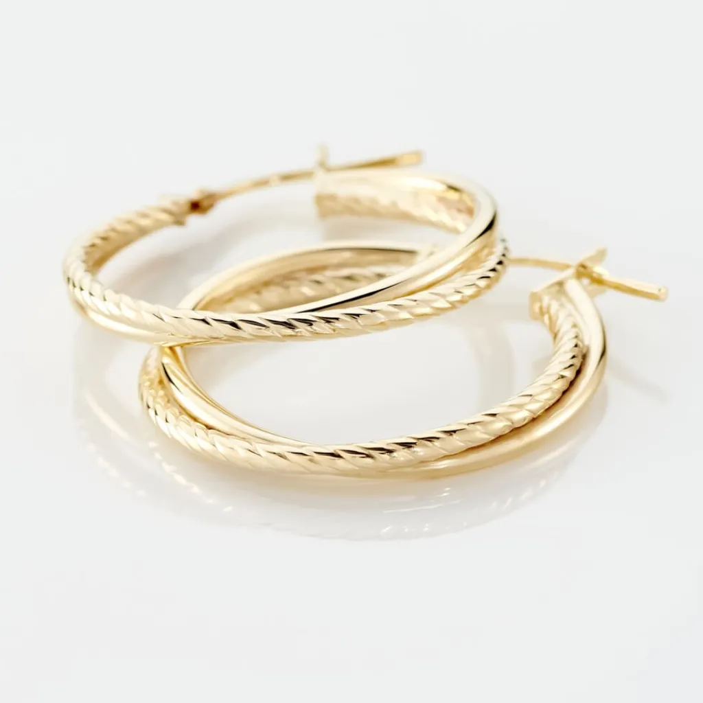 Histoire d'Or Créoles Maelia Or Jaune