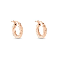 Histoire d'Or Créoles Maia Argent Rose Hot