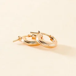 Histoire d'Or Créoles Maia Argent Rose Hot