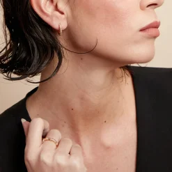 Histoire d'Or Créoles Manua Plaqué Or Jaune Best