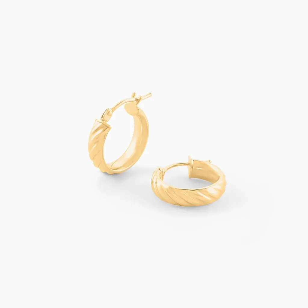 Histoire d'Or Créoles Mara Or Jaune Outlet