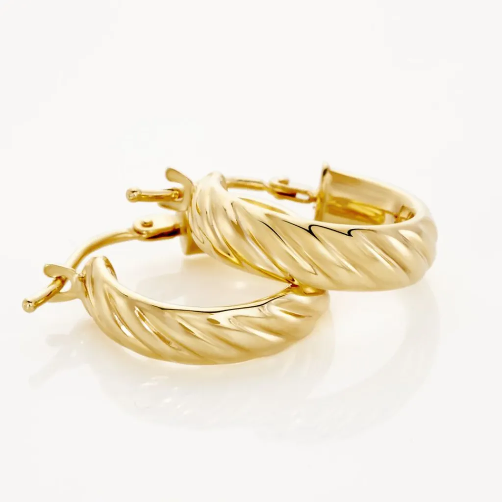 Histoire d'Or Créoles Mara Or Jaune Outlet