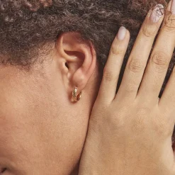 Histoire d'Or Créoles Mara Or Jaune Outlet