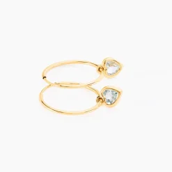 Histoire d'Or Créoles Marsie Coeur Or Jaune Topaze Online