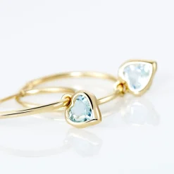 Histoire d'Or Créoles Marsie Coeur Or Jaune Topaze Online