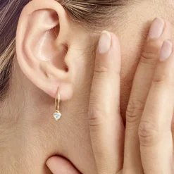 Histoire d'Or Créoles Marsie Coeur Or Jaune Topaze Online