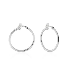 Histoire d'Or Créoles Maxa Argent Blanc