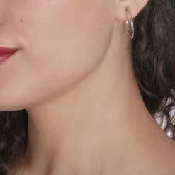 Histoire d'Or Créoles Maxa Argent Blanc