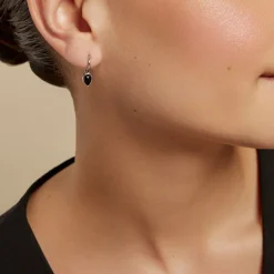 Histoire d'Or Créoles Mentissa Argent Blanc Agate Online