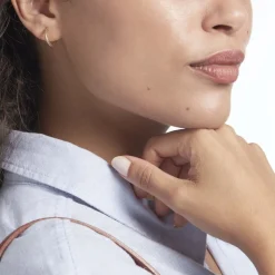 Histoire d'Or Créoles Merraine Or Jaune Clearance