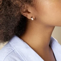 Histoire d'Or Créoles Michaelina Or Jaune Sale