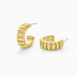 Histoire d'Or Créoles Mira Acier Jaune Hot