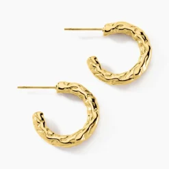 Histoire d'Or Créoles Mona Acier Jaune Clearance