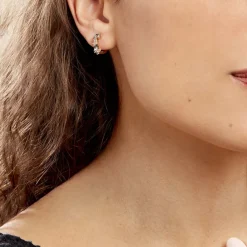 Histoire d'Or Créoles More Plaqué Or Jaune Pierre Artificielle Online