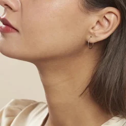 Histoire d'Or Créoles Muses Flexibles Or Blanc New