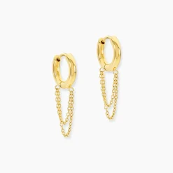 Histoire d'Or Créoles Nessa Acier Jaune Hot