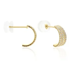 Histoire d'Or Créoles Oiva Or Jaune Oxyde De Zirconium Outlet