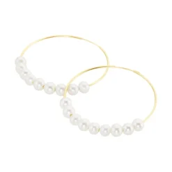 Histoire d'Or Créoles Or Jaune Alondra Perles De Culture Best