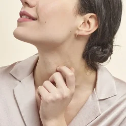 Histoire d'Or Créoles Or Jaune Anaitz Sale