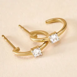 Histoire d'Or Créoles Or Jaune Bedelia Oxyde Best