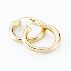 Histoire d'Or Créoles Or Jaune Rond