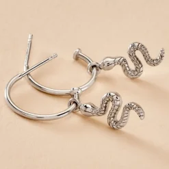 Histoire d'Or Créoles Oria Argent Blanc Sale