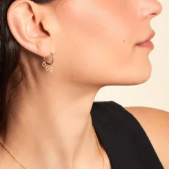 Histoire d'Or Créoles Orinthia Or Jaune Outlet