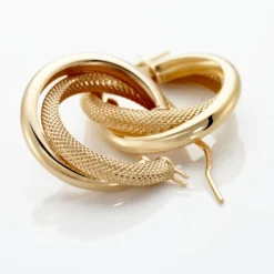 Histoire d'Or Créoles Orthys Or Jaune Hot