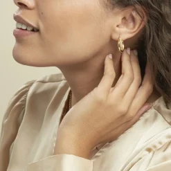 Histoire d'Or Créoles Orthys Or Jaune Hot