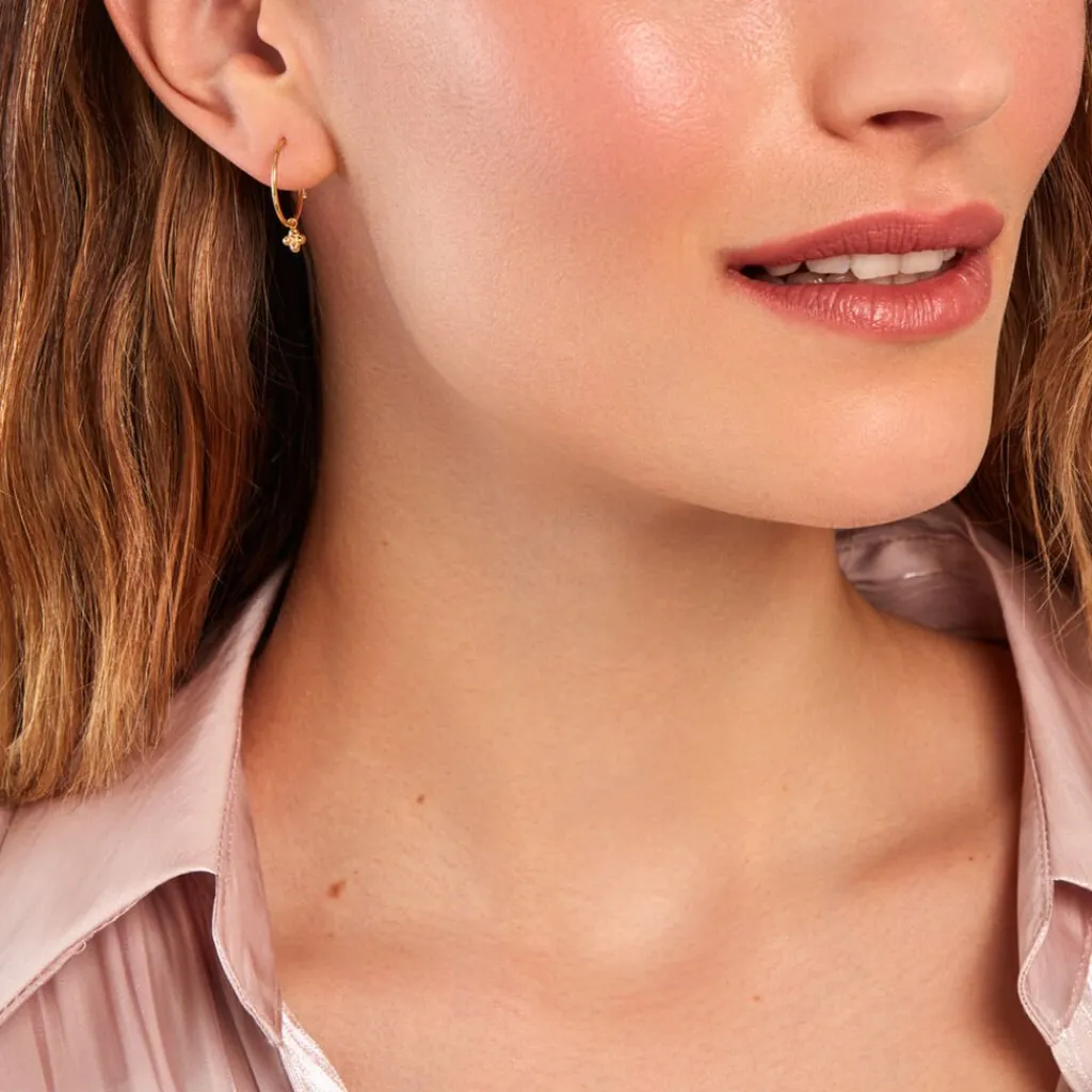 Histoire d'Or Créoles Pendilla Or Jaune