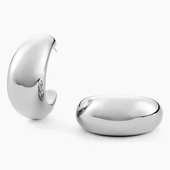 Histoire d'Or Créoles Perfect Match Acier Blanc Hot