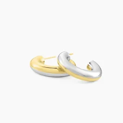 Histoire d'Or Créoles Perfect Match Argent Bicolore Clearance