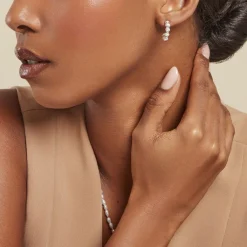 Histoire d'Or Créoles Perlissima argent blanc perle de culture Online