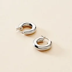 Histoire d'Or Créoles Piana Argent Blanc Best