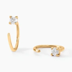 Histoire d'Or Créoles Ra Or Jaune Diamnt Synthétique Outlet