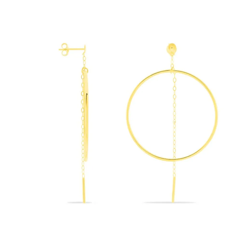 Histoire d'Or Créoles Roxana Cercles Ajourés Or Jaune Best