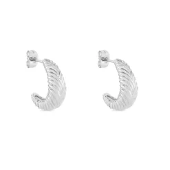 Histoire d'Or Créoles Shanice Argent Blanc